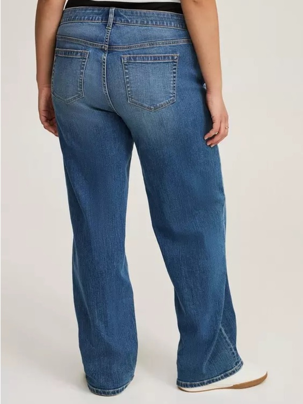 Torrid Perfect Wide-Leg Mid-Rise Jean Piece Of Cake 20R 40825614 - Picture 2 of 16